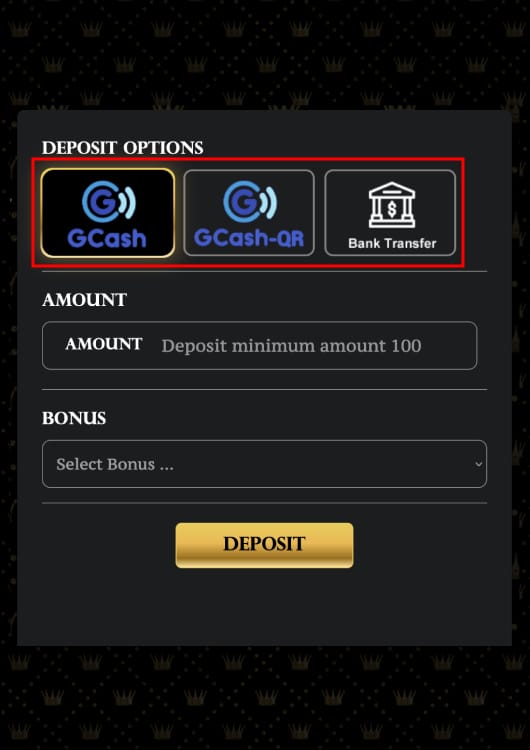 Royal Circle Club Casino How to Deposit
