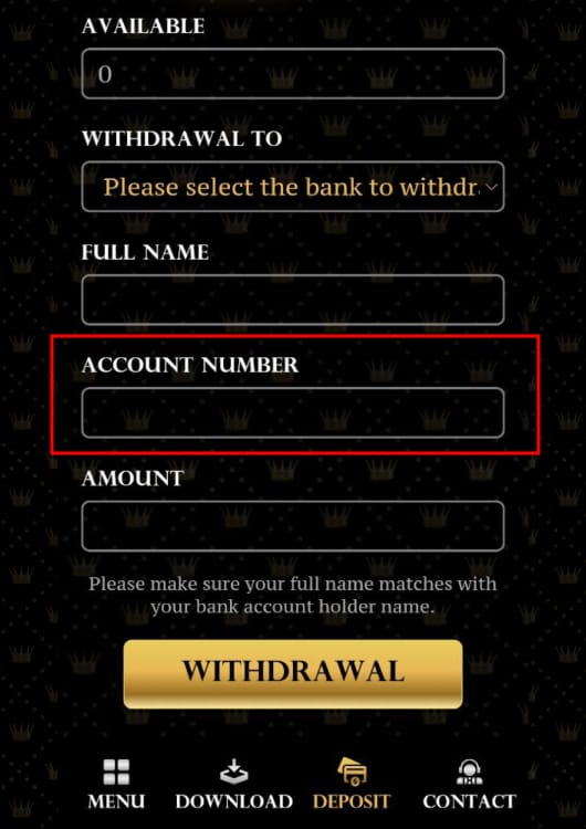 Royal Circle Club Casino How to Withdraw